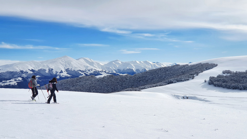 Ciaspolata Forca Canapine